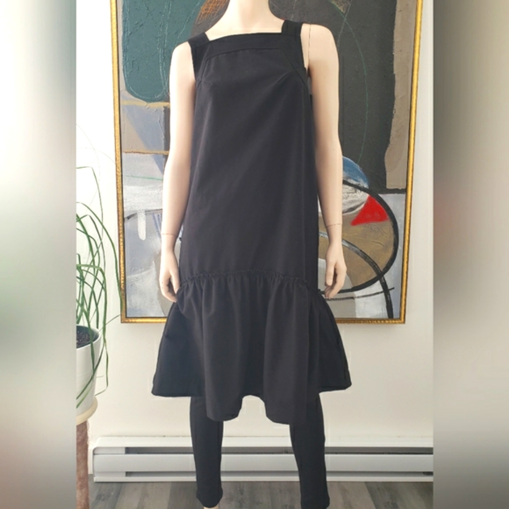 Coco | Frilled Sleeveless Square Neck Dress